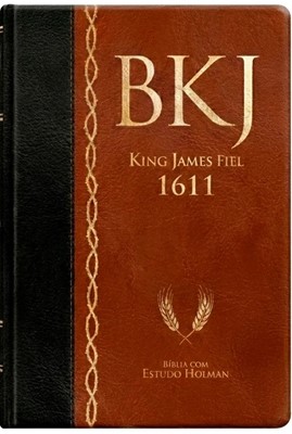 Bíblia King James fiel 1611 com estudo Holman | 7ª edição