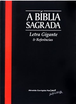 Bíblia Sagrada ACF com letra gigante e referências