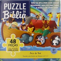 Puzzle da Bíblia: 48 peças com versículos bíblicos