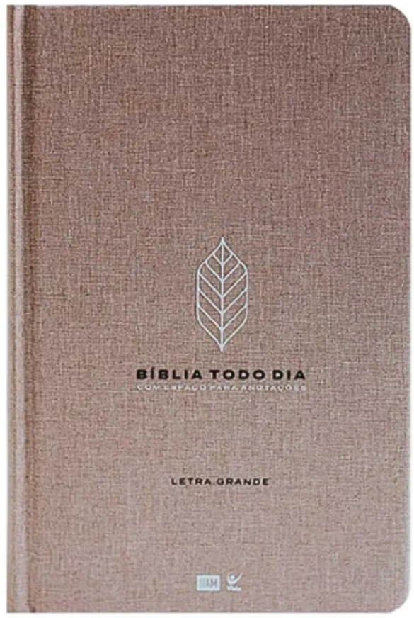 Bíblia todo dia com espaço para anotações | letra grande
