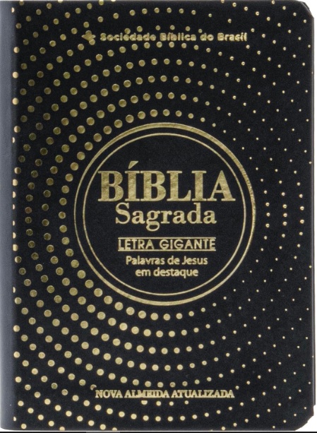 Bíblia Sagrada NAA com letra gigante e palavras de Jesus em vermelho