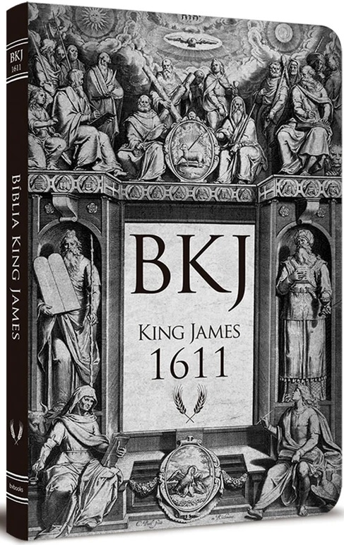 Bíblia King James 1611 Ultra Fina Lettering ­Bible Retro